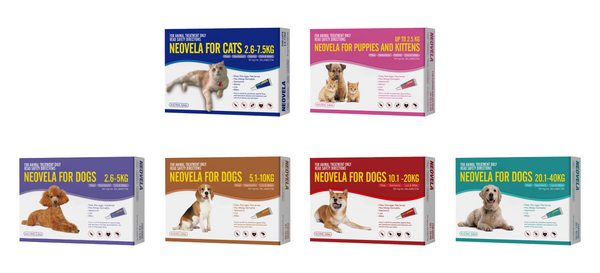 Neovela for Dogs: Flea and Heartworm Tablets
