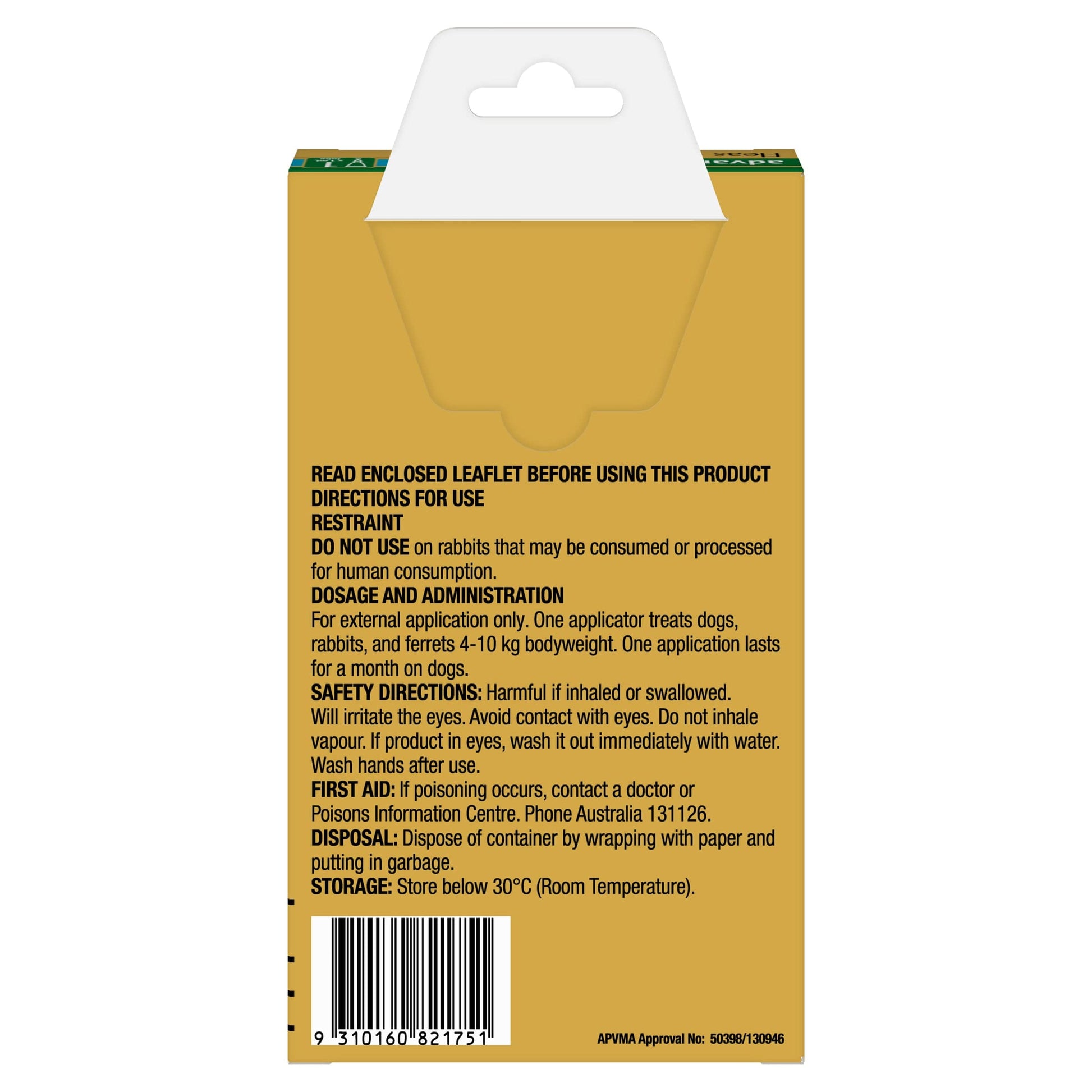 Advantage Dog Health Advantage™ Aqua for Medium Dogs 4-10kg