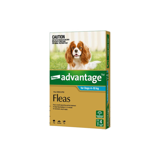 Advantage Spot-On For Dogs 11-20lbs 4-10kg – front of pack – front of pack