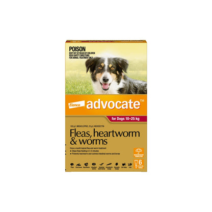 Advocate Spot-On For Dogs 20.1-55 lbs 10-25kg – front of pack – front of pack