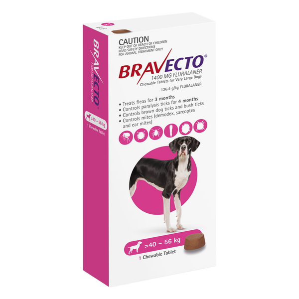 Bravecto Chew for Dogs Extra Large 88–123 lbs