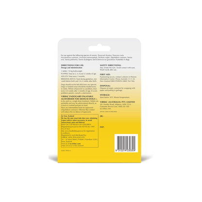 Endogard Medium Dogs 10kg – back of pack – back of pack