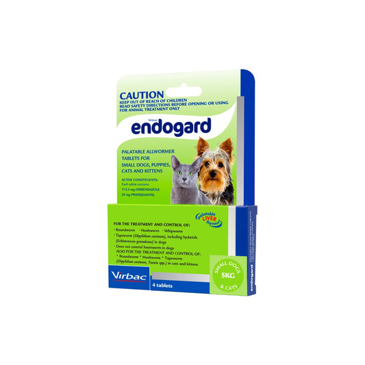 Endogard Small Dogs Cats 5kg – front of pack – front of pack