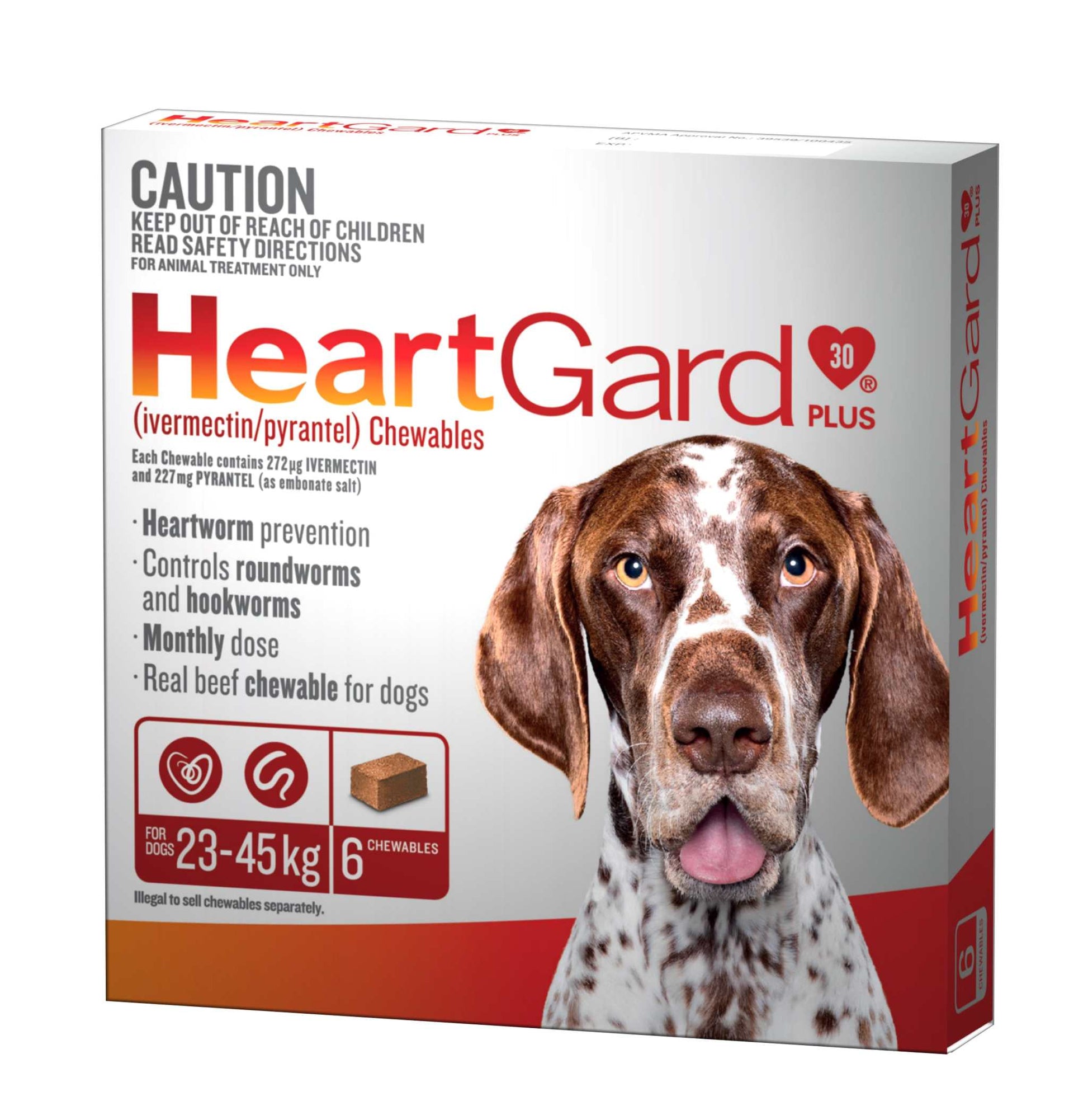 HeartGard Plus for Large Dogs 51-100 lbs – monthly heartworm and worm prevention chewable
