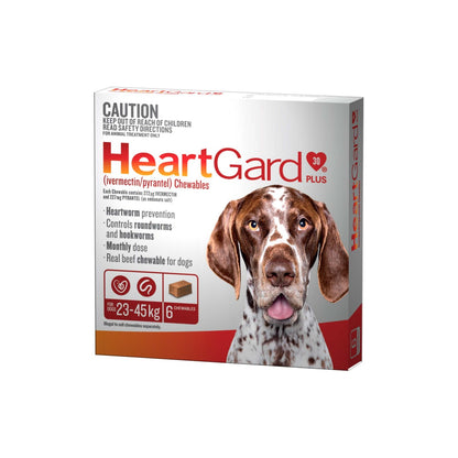 HeartGard Plus Large Dogs 23-45kg Blue – front of pack – front of pack
