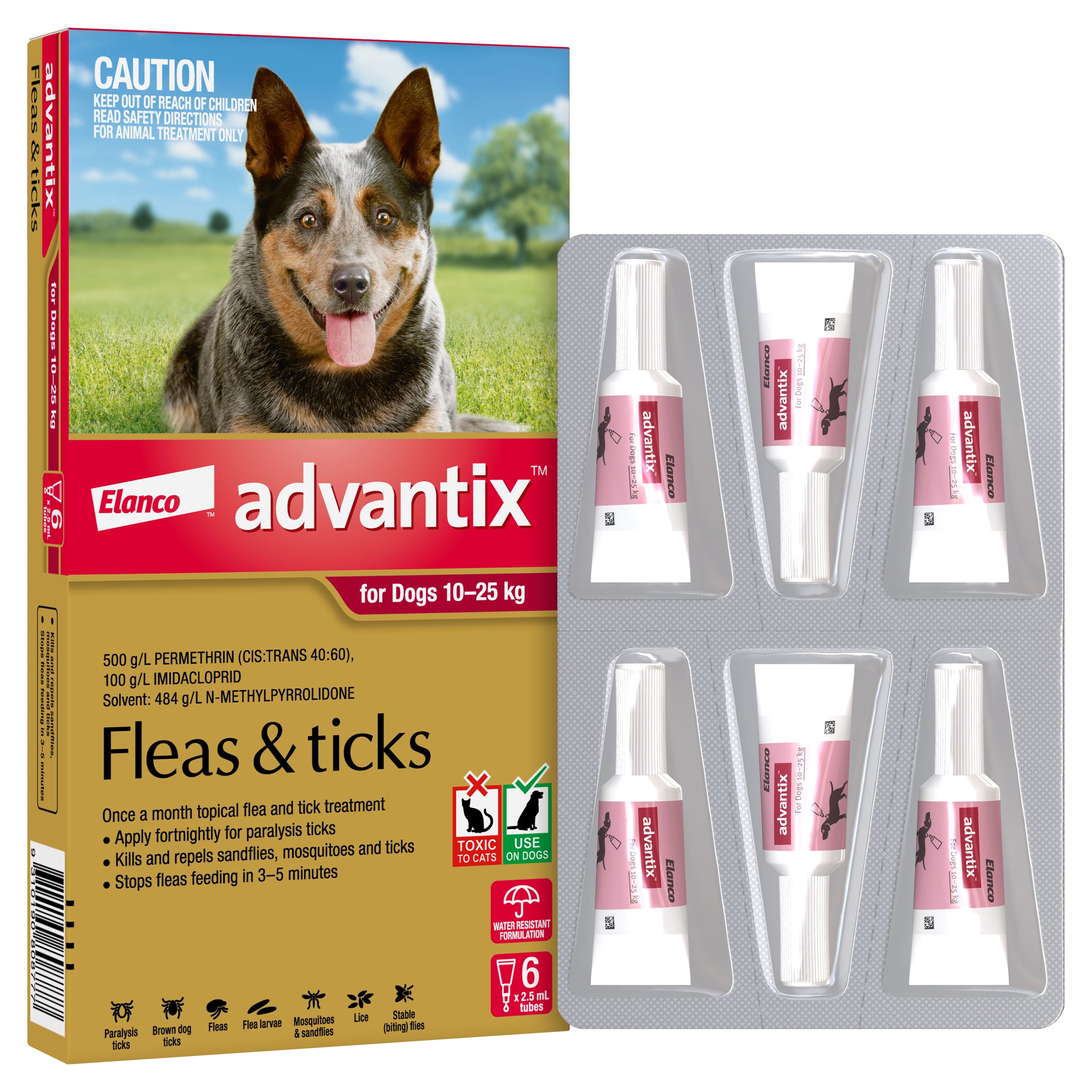 K9 Advantix for Dogs 21–55 lbs – Monthly Flea, Tick & Mosquito