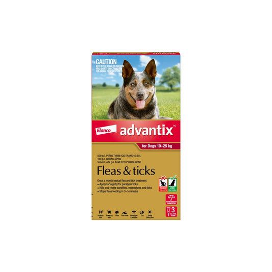 K9 Advantix For Dogs 21-55lbs 10-25kg – front of pack – front of pack