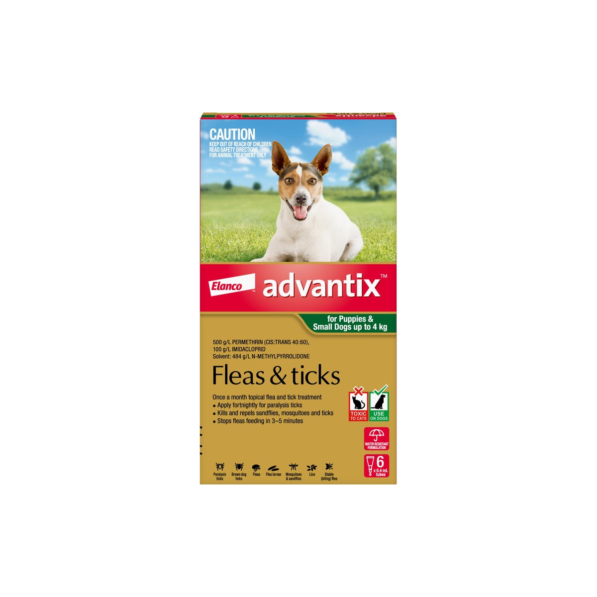 K9 Advantix For Dogs Up To 8.8lbs 0-4kg – front of pack