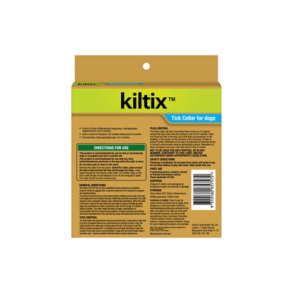 Kiltix Tick Collar For Dogs – back of pack – back of pack