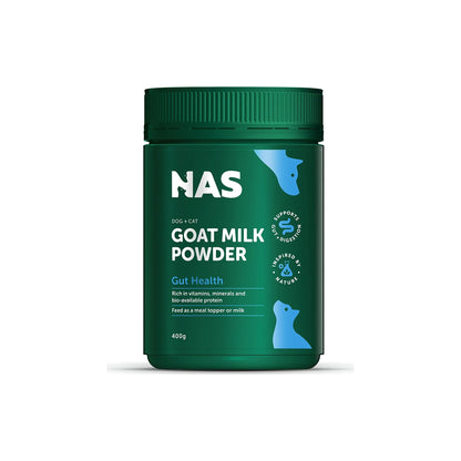 NAS Goat Milk Powder for Dogs & Cats – front of pack