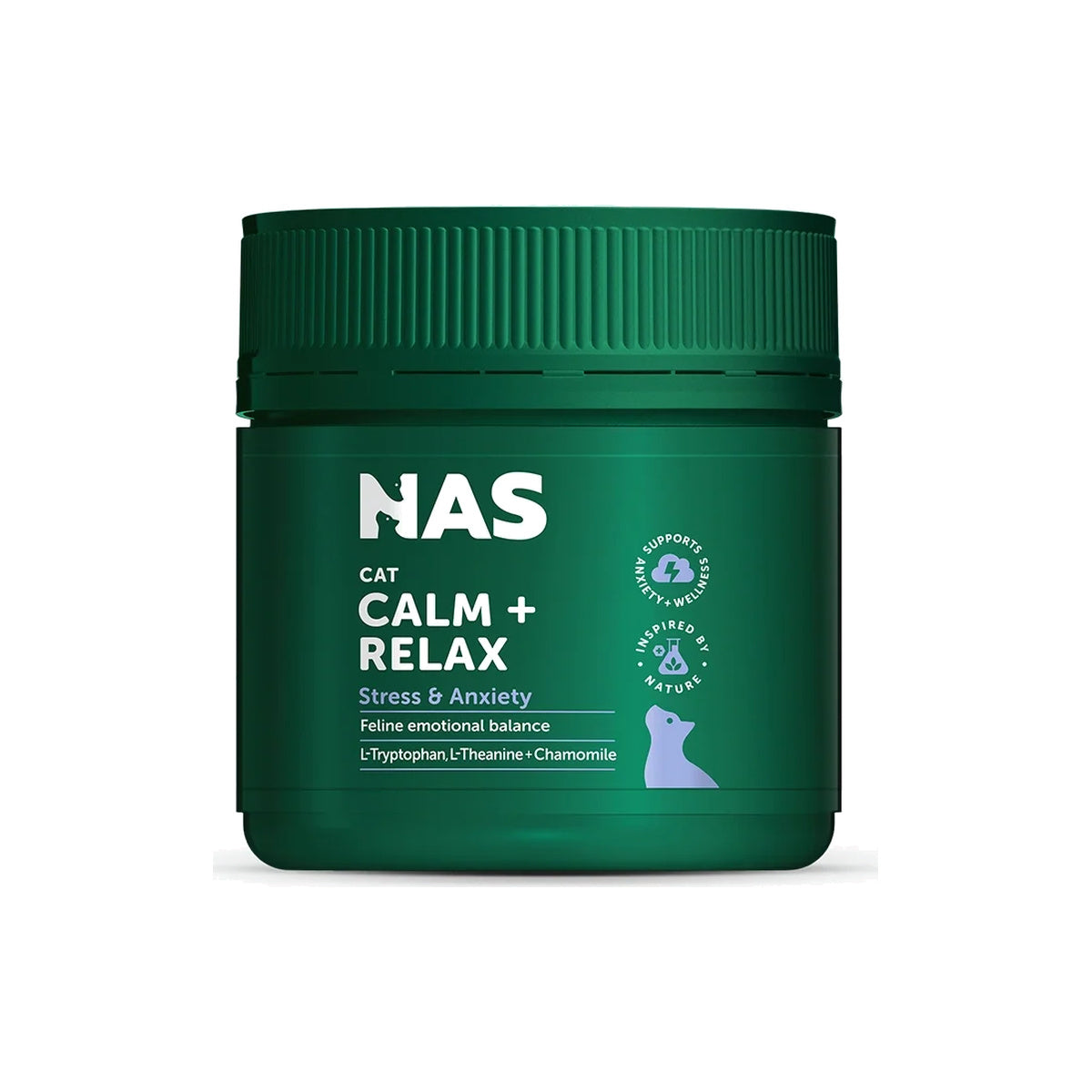 NAS Calm & Relax Powder for Cats – front of pack