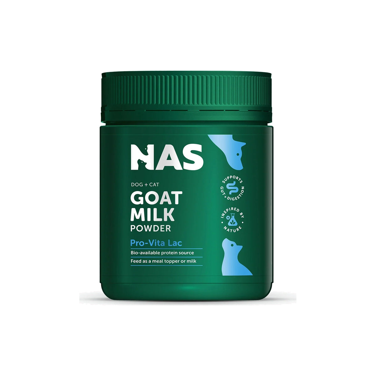 NAS Goat Milk Powder for Dogs & Cats – front of pack