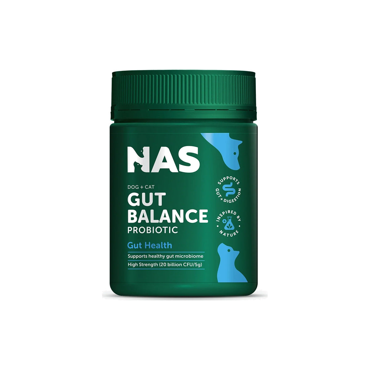 NAS Gut Balance Probiotic for Dogs – front of pack