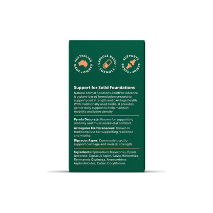 NAS JointPro Advance for Dogs & Cats – back of pack