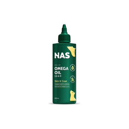 NAS Omega 3,6,9 Oil for Dogs & Cats – front of pack