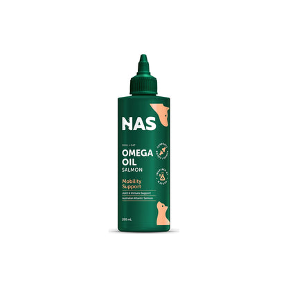 NAS Omega Oil for Dogs & Cats – Mobility Support – front of pack