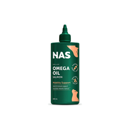 NAS Omega Oil for Dogs & Cats – Mobility Support – front of pack