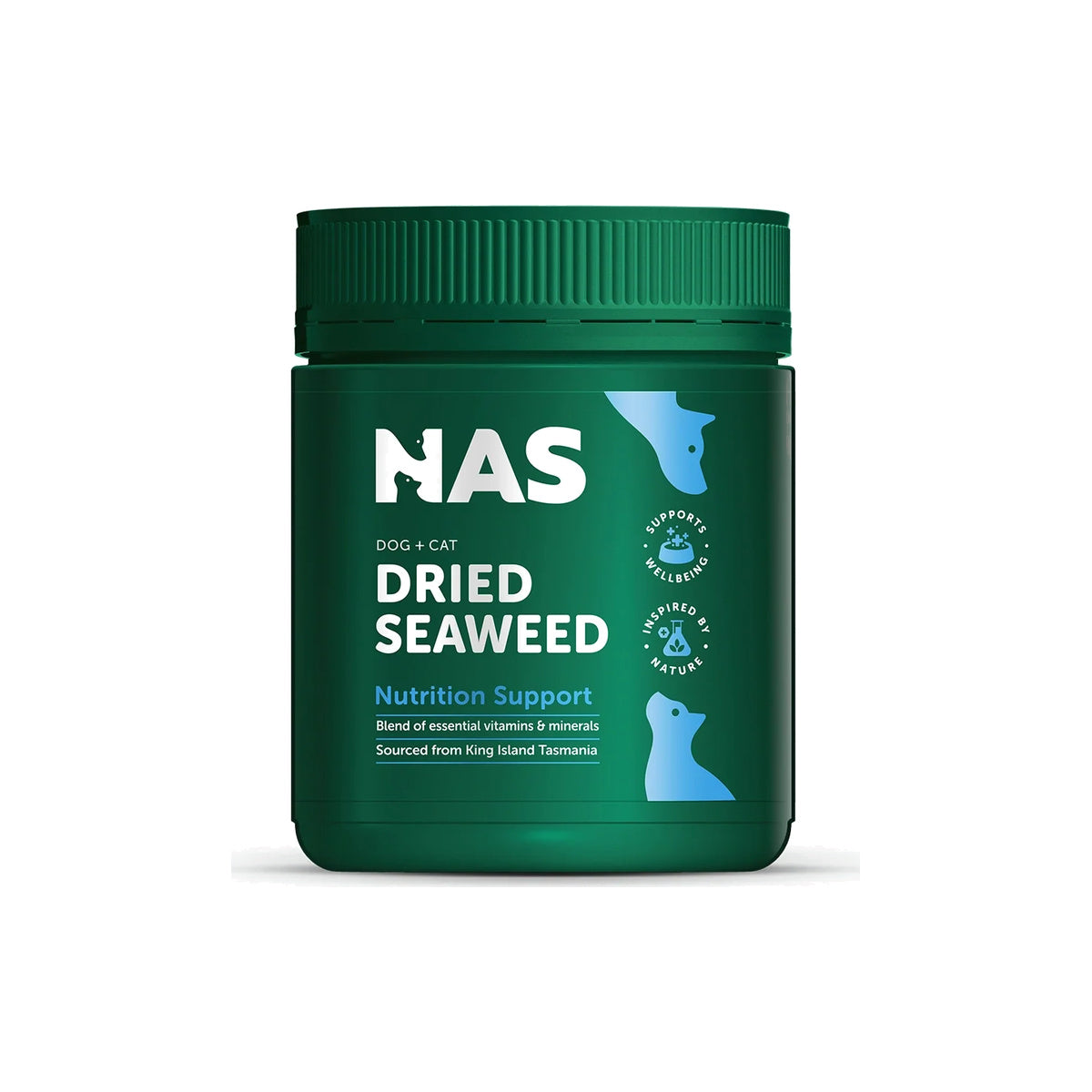 NAS Organic Dried Seaweed for Dogs & Cats – front of pack