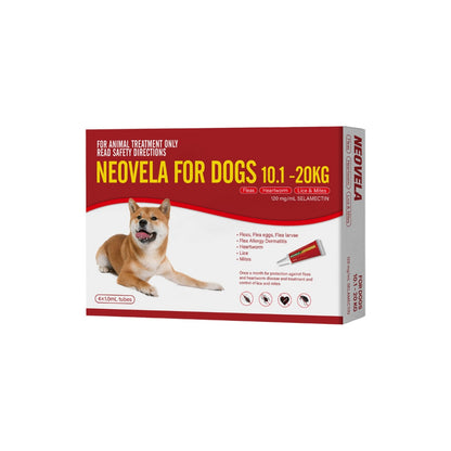 Neovela For Large Dogs 22.2 - 44lbs Red – front of pack – front of pack