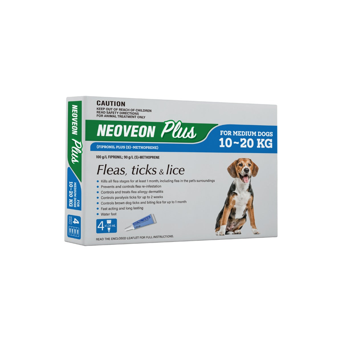 Neoveon Plus For Medium Dogs 22.1 - 44lbs Blue – front of pack – front of pack