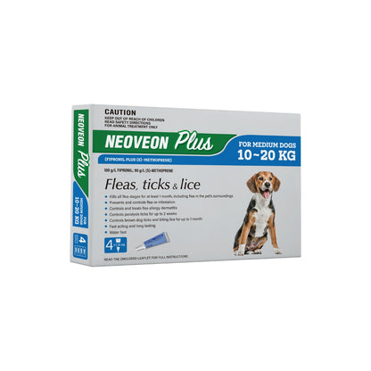 Neoveon Plus For Medium Dogs 22.1 - 44lbs Blue – front of pack – front of pack