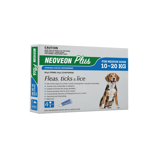 Neoveon Plus For Medium Dogs 22.1 - 44lbs Blue – front of pack – front of pack