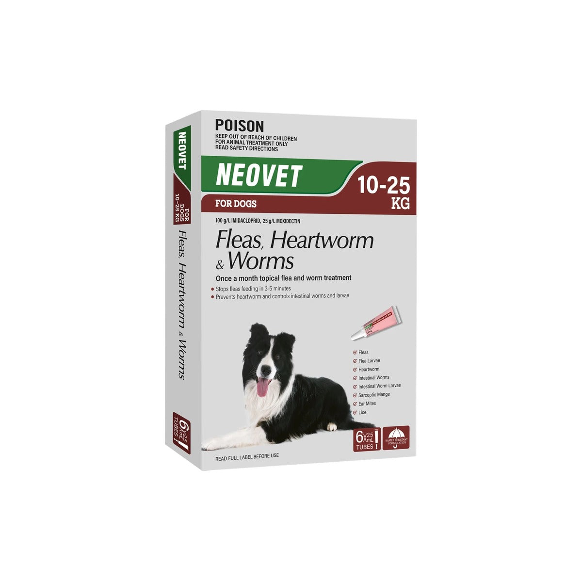 Neovet For Dogs 22 - 55lbs Red – front of pack – front of pack