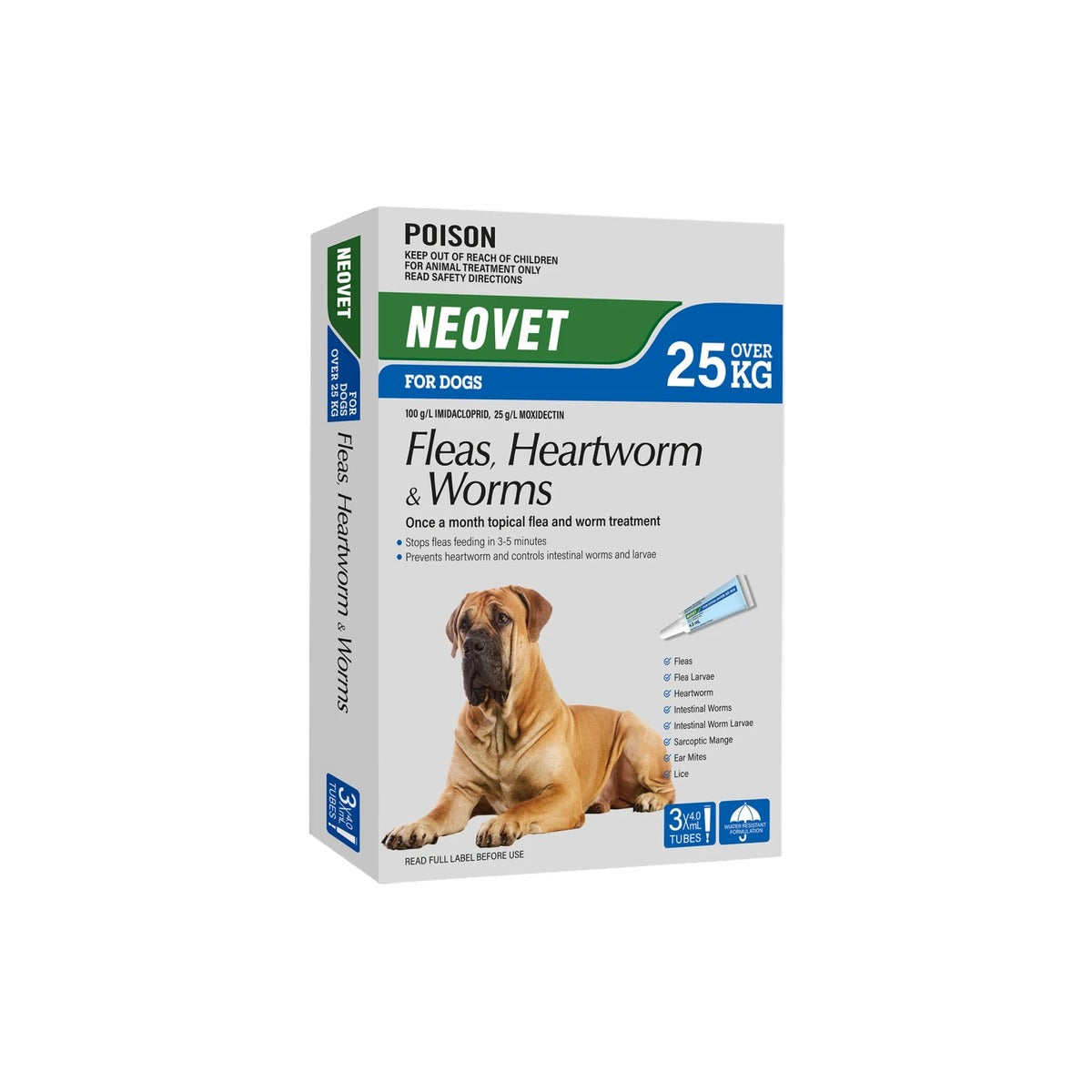 Neovet For Dogs Over 55lbs Blue – front of pack – front of pack