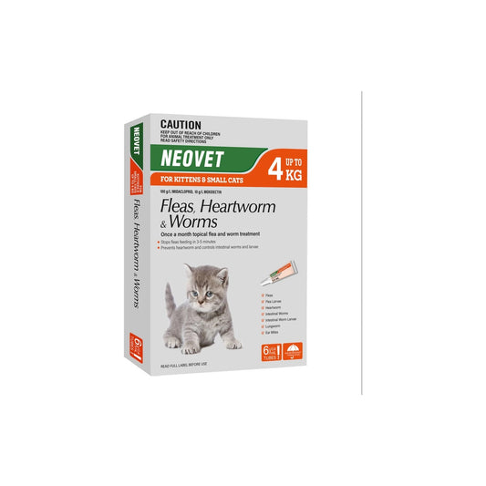 Neovet For Kittens Small Cats Up To 8.8lbs Orange – front of pack – front of pack