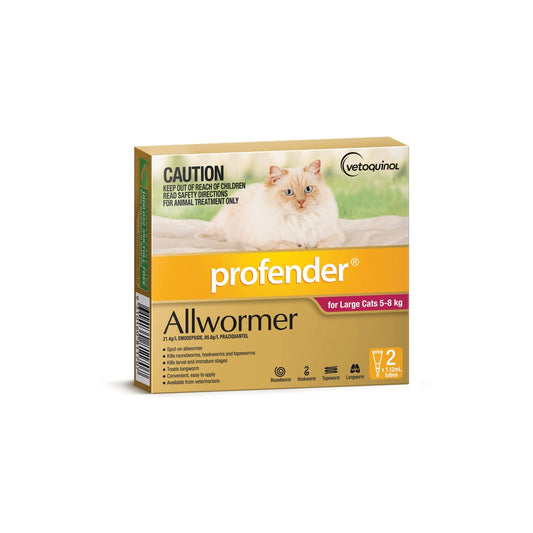 Profender Spot On For Large Cats 11-17.5lbs Red – front of pack – front of pack