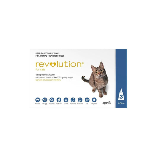 Revolution for Cats 5.1-15 lbs Blue 3pk – front of pack – front of pack