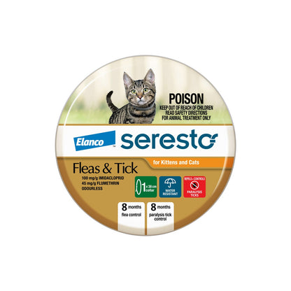 Seresto Flea and Tick Collar for Cats and Kittens - Orange – front of pack