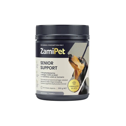 Zamipet Senior Support 60pk – front of pack – front of pack