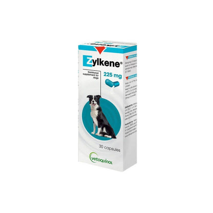 Zylkene Supplement for Dogs 225mg – front of pack – front of pack