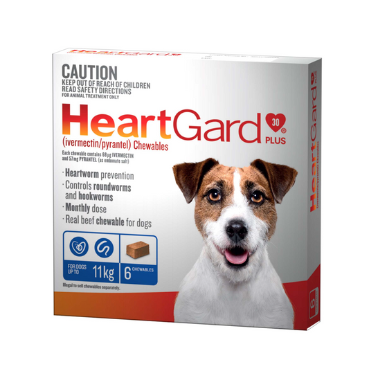 HeartGard Plus Chewables for Small Dogs up to 25 lbs  (11 kg) – Blue