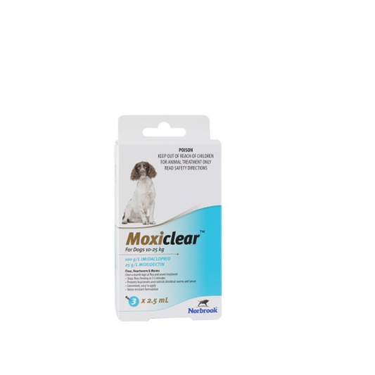 Moxiclear Spot On for Dogs 22–55 lbs Blue