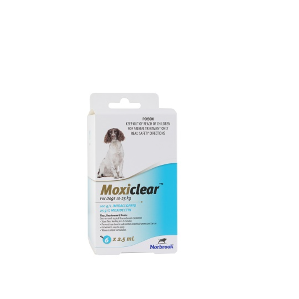 Moxiclear Spot On for Dogs 22–55 lbs Blue