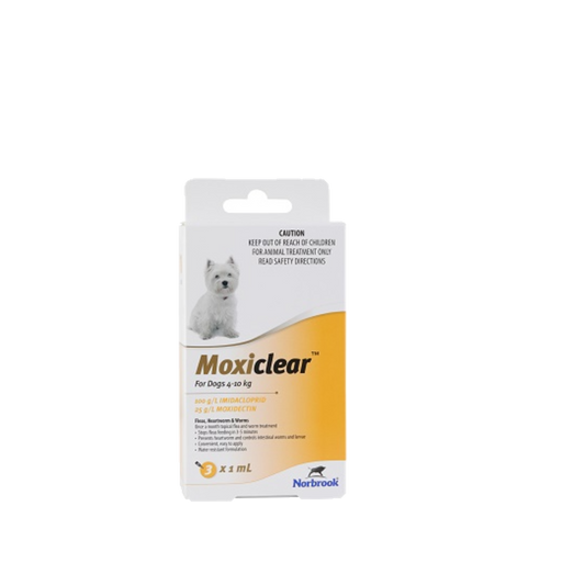 Moxiclear Spot On For Dogs 8.8-22lbs Yellow