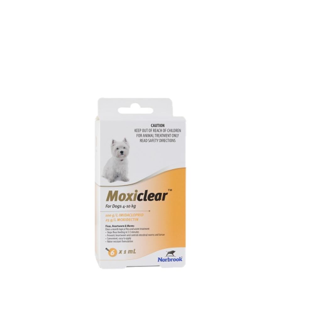 Moxiclear Spot On For Dogs 8.8-22lbs Yellow