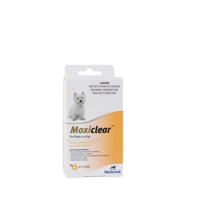 Moxiclear Spot On For Dogs 8.8-22lbs Yellow