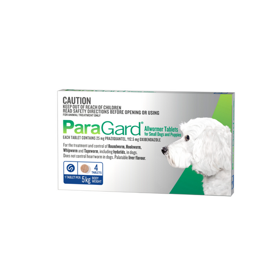 ParaGard Allwormer Small Dogs and Puppies Up to 11 lbs Blue